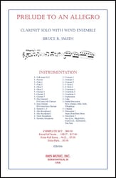 Prelude To An Allegro Concert Band sheet music cover